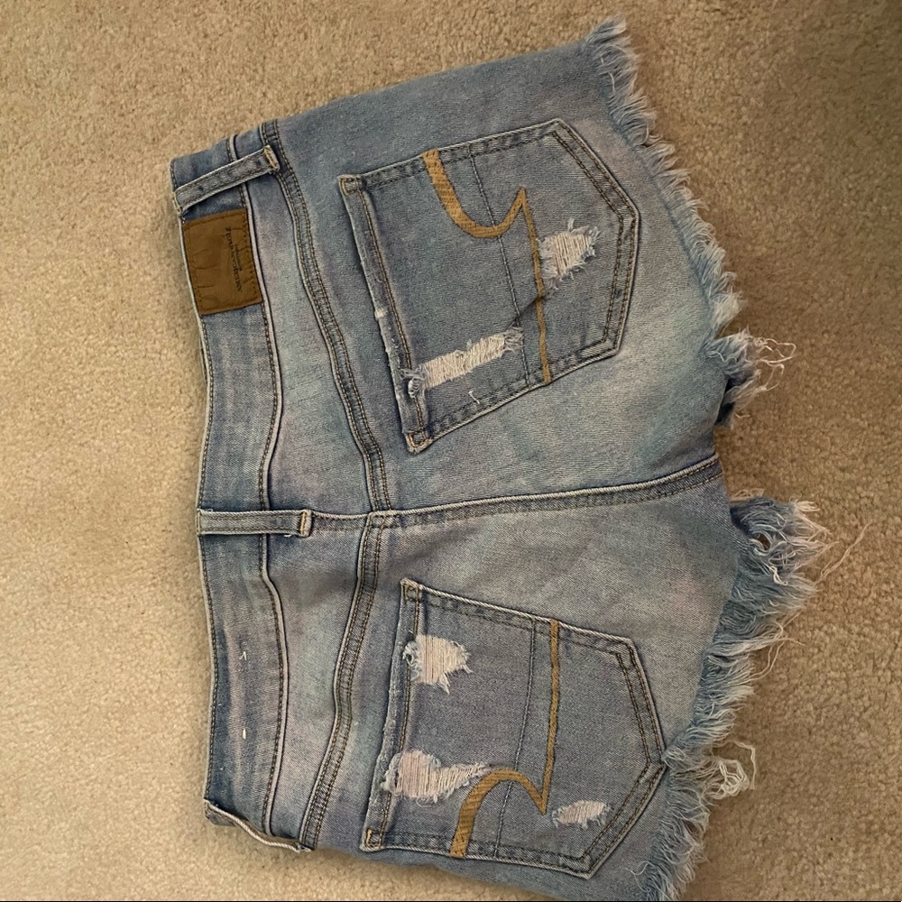 American Eagle next level stretch Distressed shorts